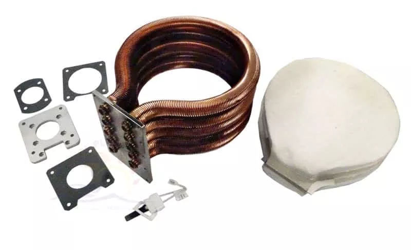 01 – Pentair MasterTemp Tube Sheet Coil Assembly Kit w/Gaskets after 1/12/09, 250HD (474063)