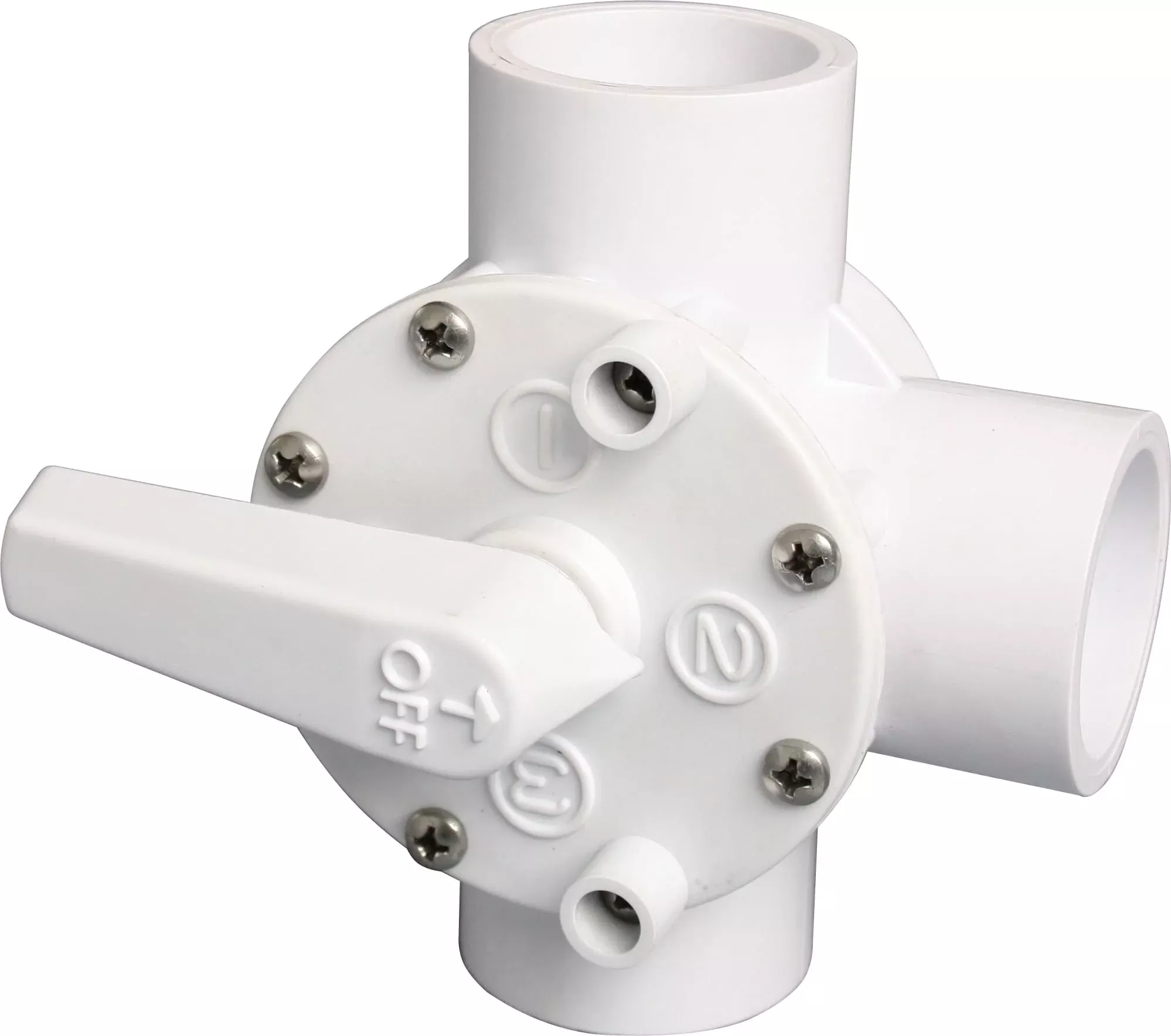 1.5 Inch 3-Way Valve – Slip x Slip x Slip