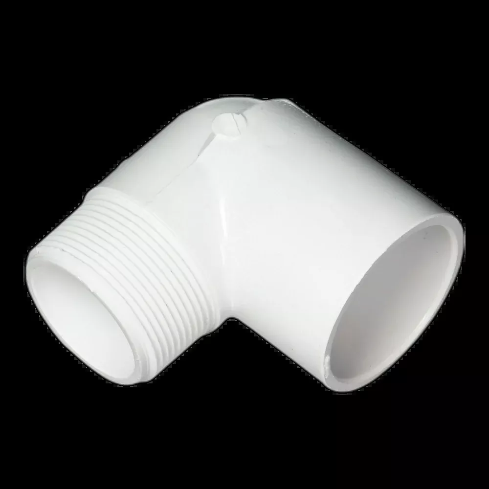 1.5 Inch PVC 90-Degree Street Elbow – Male International Pipe Thread x Slip