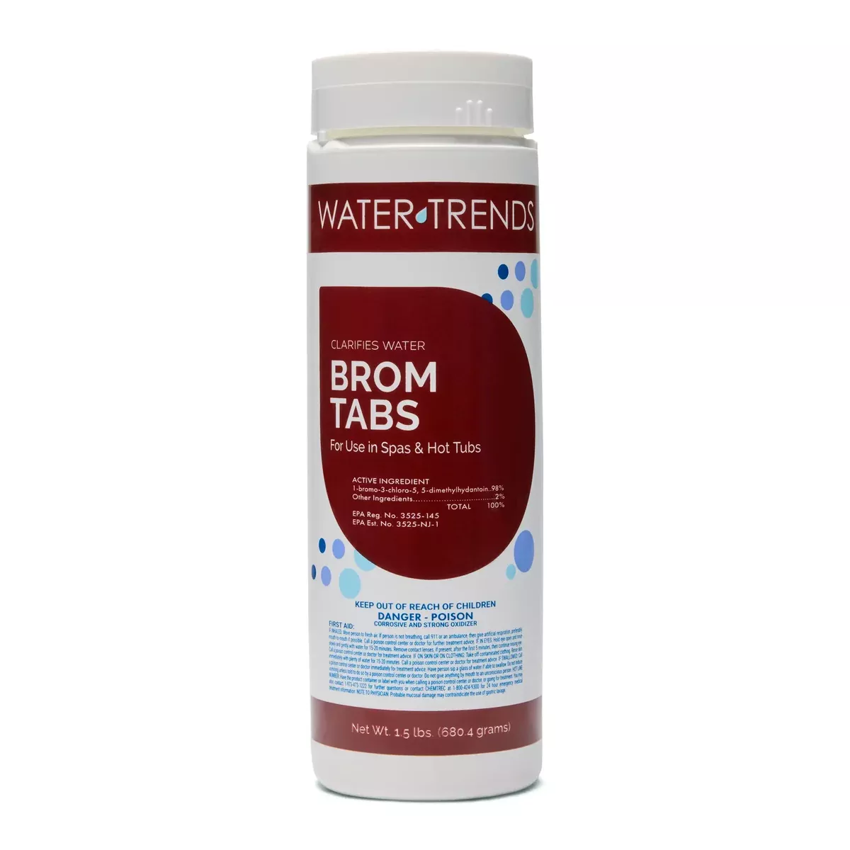 1.5 lbs. Of WATER TRENDS Bromine Tablets