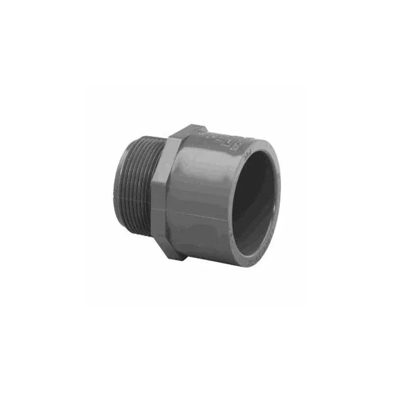 1″ MPT X SKT MALE ADAPTER SCHEDULE 80 GRAY