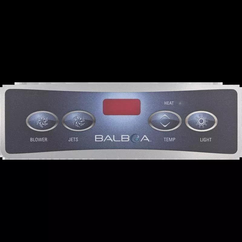 10671 BalboaTopside Overlay, VL403, 4-Btn, Lite Duplex, LED