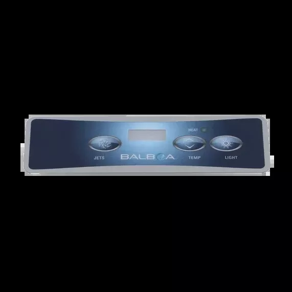 10839 BalboaTopside Control Overlay, Lite Duplex, 3-Button, LCD