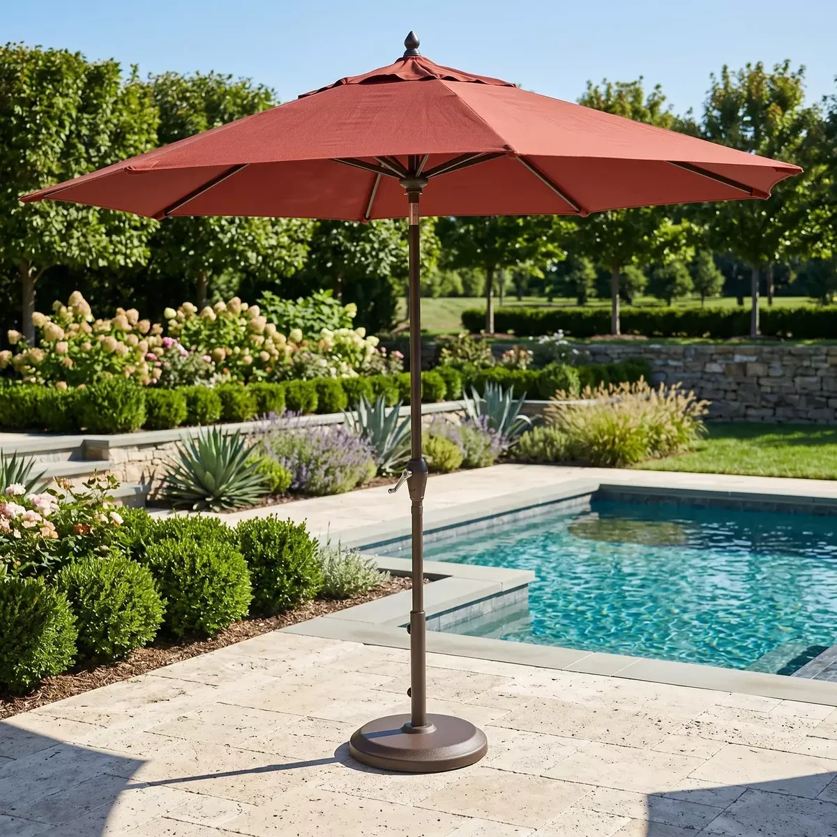 11' Deluxe Umbrella - Auburn