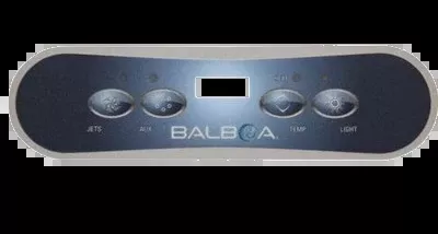11345 BalboaTopside Control Overlay, ML400, 4-Btn, LCD