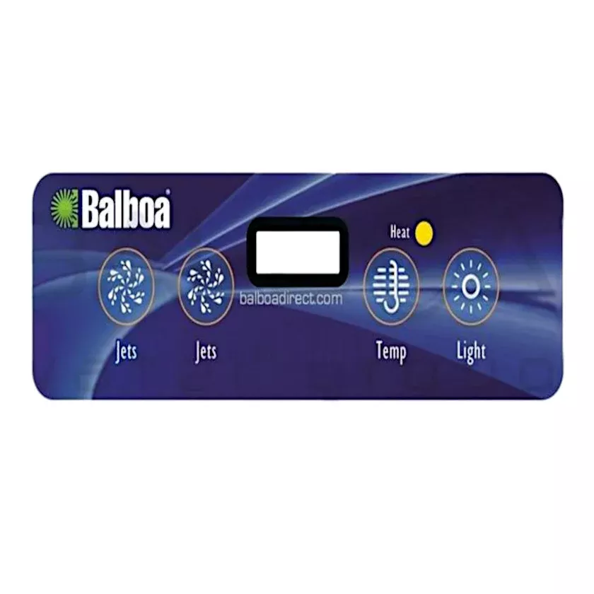 11671 BalboaTopside Control Overlay, 4-Button, VL401 Lite Duplex, LCD