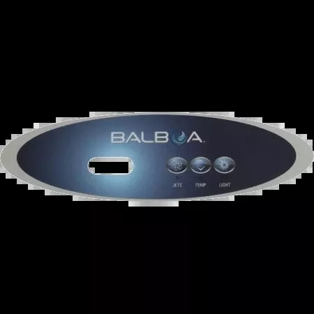 11724 BalboaTopside Control Overlay, VL260, Oval, LCD, 3-Button