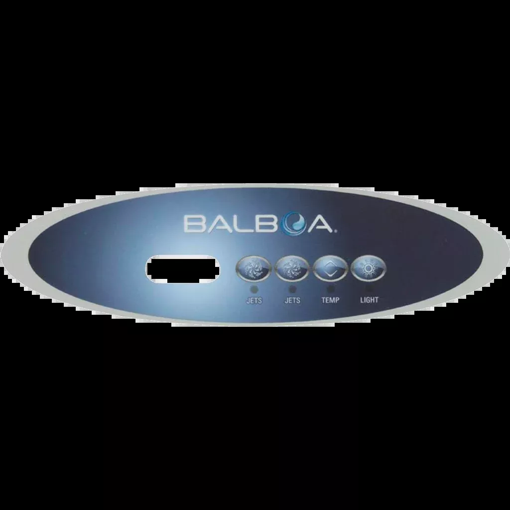 11725 BalboaTopside Control Overlay, VL260, 4-Button (Oval)