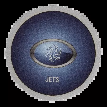 12106 BalboaTopside Overlay, AX10, Auxiliary 1-button (Jets) 40106
