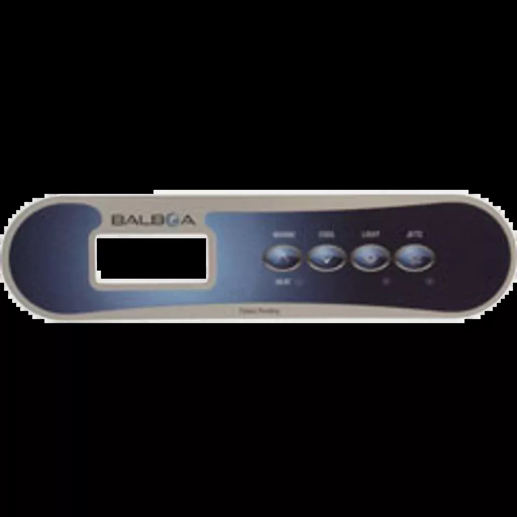 12510 BalboaTopside Overlay, TP400W, 4-Button, LCD