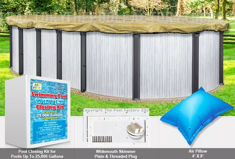 15’x24′ Oval Ultimate Closing Package (WideMouth Plate)