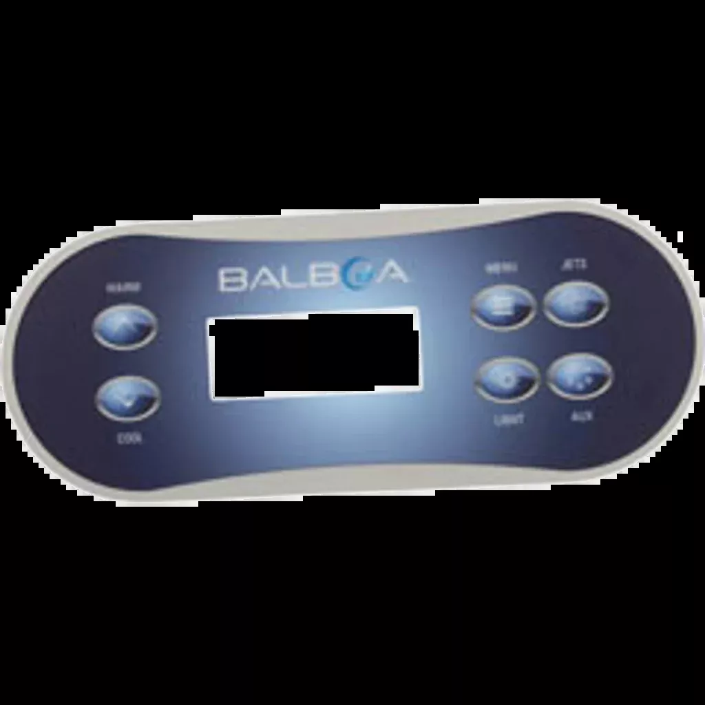 17204 BalboaTopside Overlay, TP500S, 6-Button