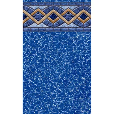 18' x 33' Oval Liberty Heavy Gauge Unibead Liner 52"
