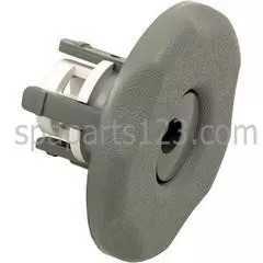 2 5/8" Spa Jet ,Mini Jet Whirly Lg. Face Scalloped White-Gray-Black