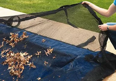 25 ft x 50 ft Rectangle In Ground Pool Leaf Net - 4 Year Warranty