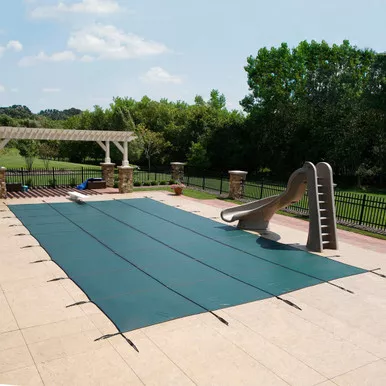 25' x45' Standard Mesh Rectangle Safety Pool Cover - 18-Year - 95% Sun Block