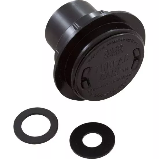 3-3-112 Return Fitting/Inlet Zodiac ThreadCare 1.5″ and 1″ Black