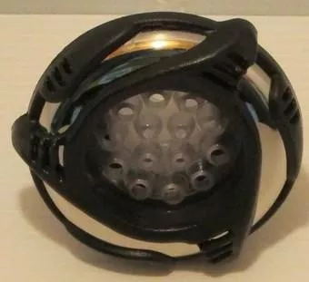 3 3/8" Dynasty Spa Jet, Poly Storm, Threaded, Multi Massage, Blk/Mtl, Glo, Trix, 2012, 14669