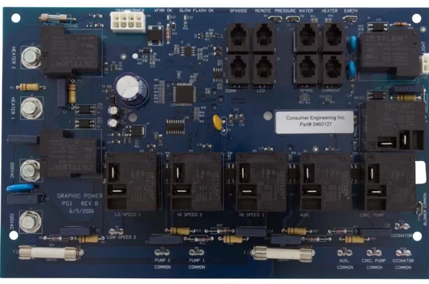 30460127 Vita Spa Circuit BoardPG1 (Graphic).