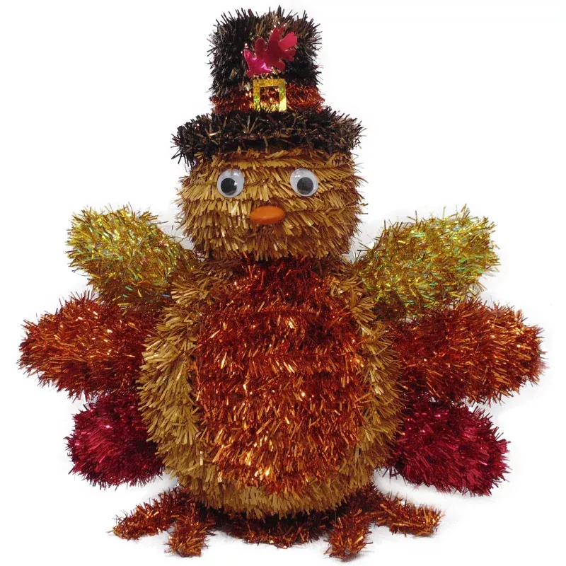 3D Harvest Turkey Wreath Fall Decoration