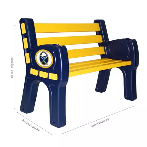 4' Buffalo Sabres Park Bench