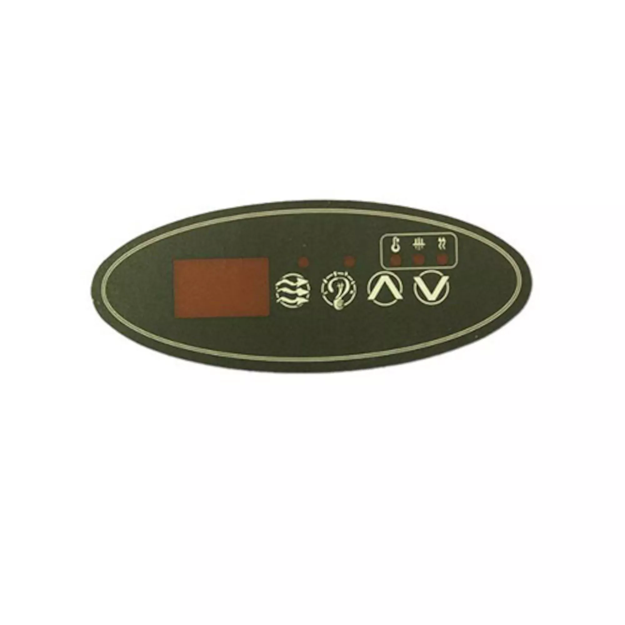 4 Button ECO Series Keypad Overlay 80-0201