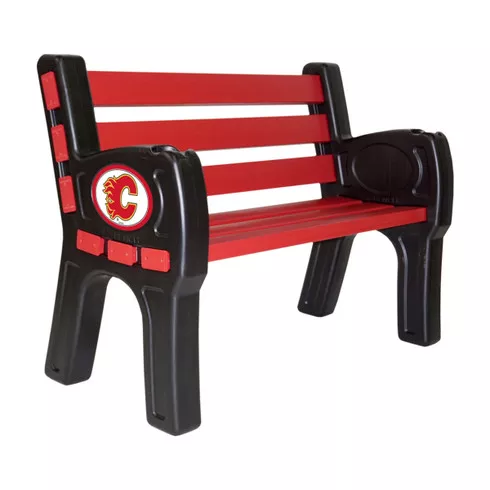 4' Calgary Flames Park Bench