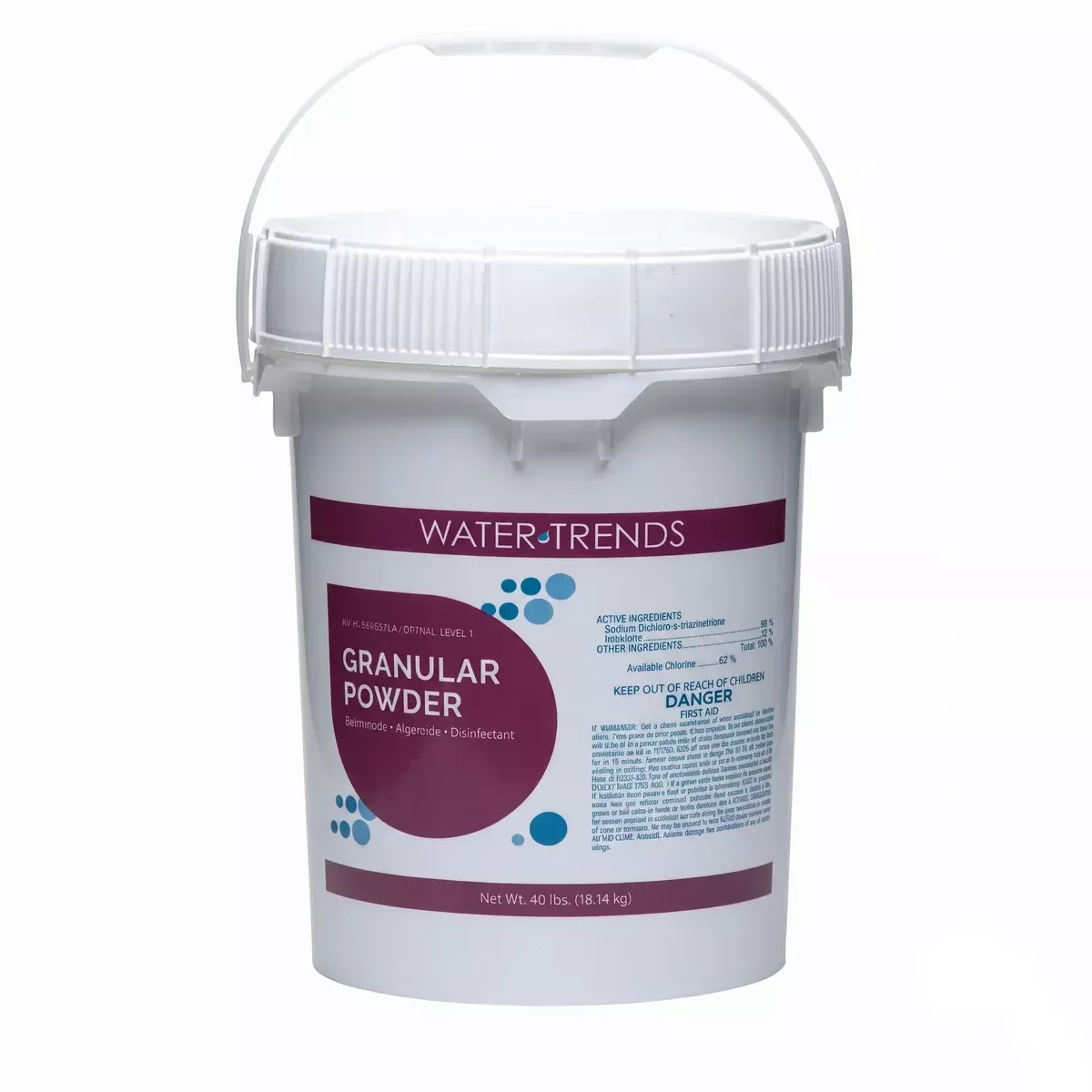 40 lbs. Of WATER TRENDS Premium Chlorinating Powder