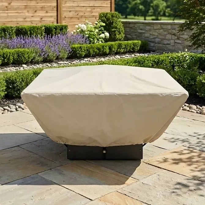 42"-48" Square Elastic Fire Pit Cover