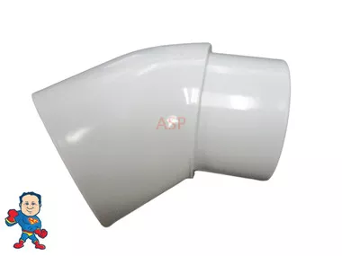 45, Elbow, Ell, 2" Spigot x 2" Slip, Street X Slip
