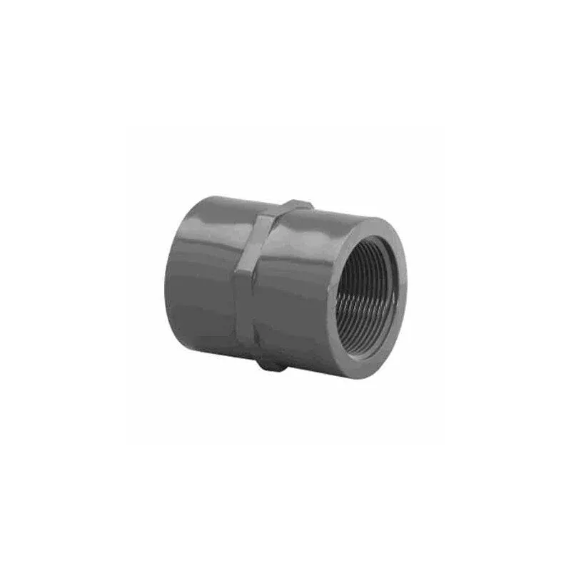 .5″ FPT COUPLING SCHEDULE 80 GRAY
