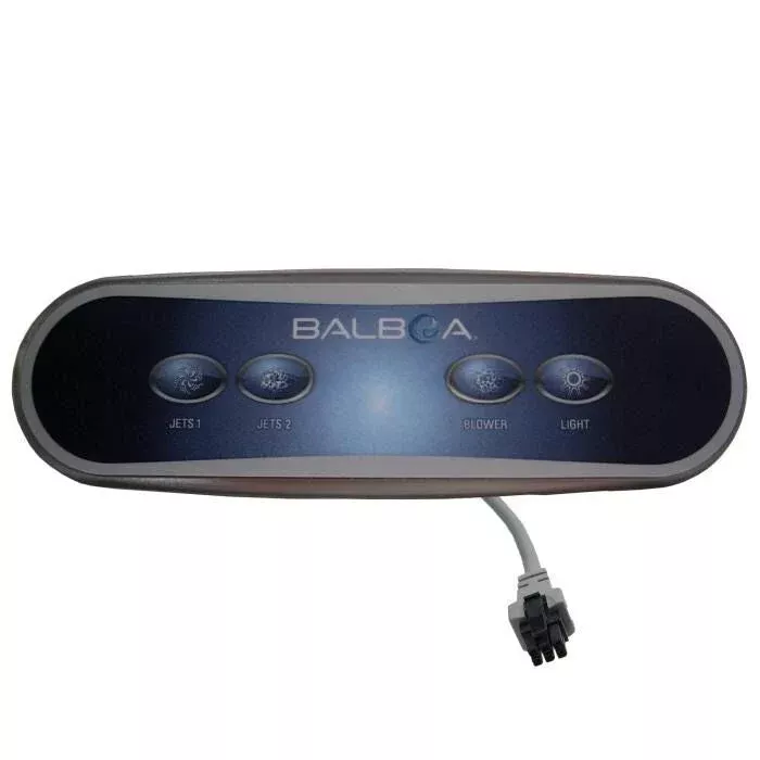 52678 BalboaControl PanelAuxiliary 4 Button (Jet 1 Jet 2 Blower & Light) AX40