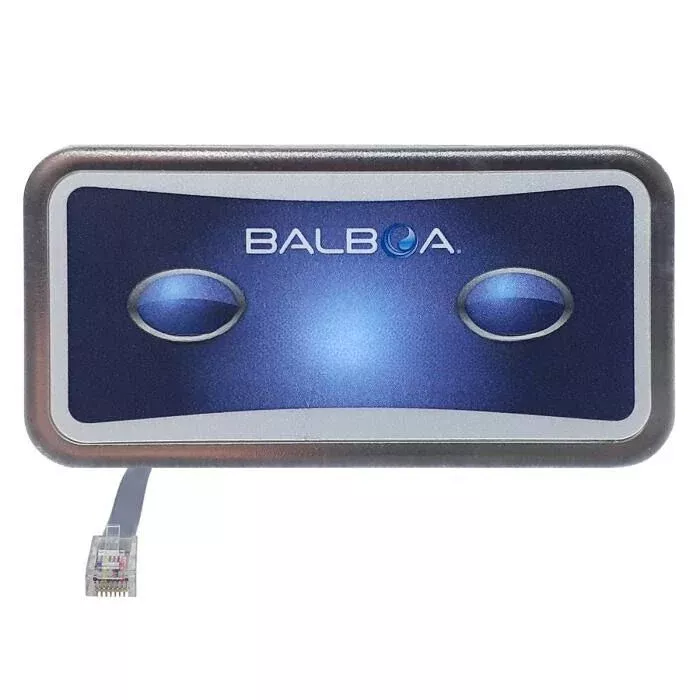 54332 BalboaControl Panel2 Button Auxiliary VS501S / VS510S Series / 2000LE / 2000LEM7