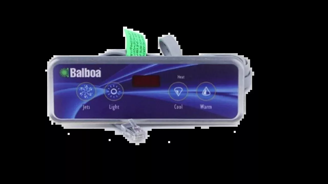 54664 BalboaTopside Control Panel, Lite Duplex Digital, LED