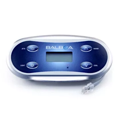 55350 BalboaTopside 4-Button Control Panel, VL406U, Oval, LCD (G8247 + 11947)