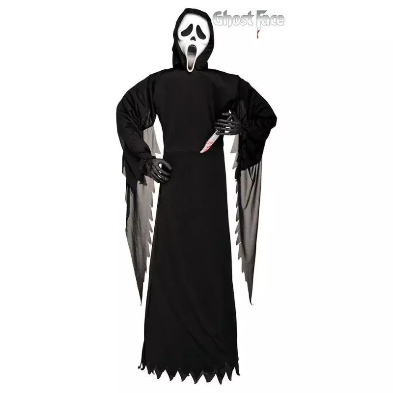 6′ Ghost Face Figure with Knife Outdoor Halloween Decoration