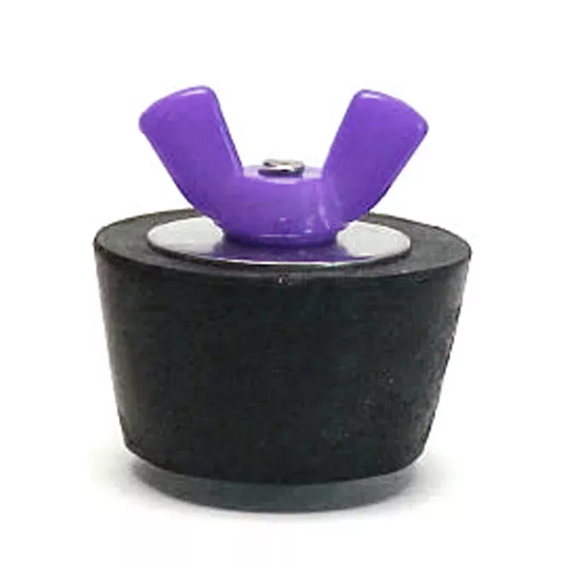 # 6 WINTER PLUG 1″ FITTING COLORED WINGNUT (PURPLE)