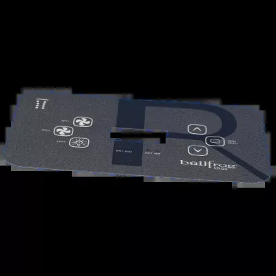 65-00104 BullfrogSpas Topside Overlay, 6-Btn, TP600