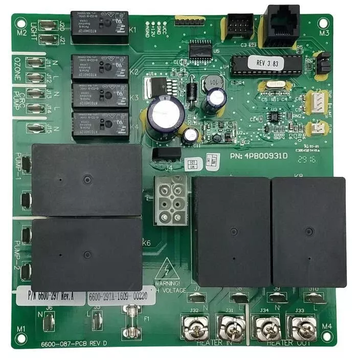 6600-297 Jacuzzi Circuit Board 2014+ J-385 J-375 J-365 J-355