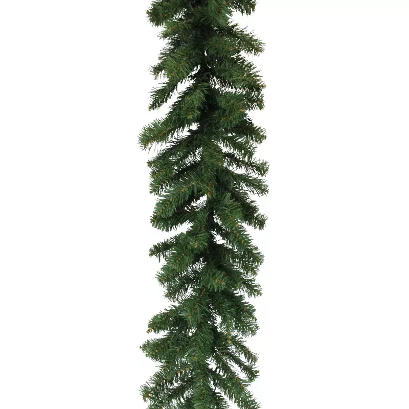 9′ Non-Lit Tiffany Garland Decoration