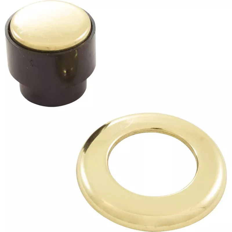 Air Button Bezel Kit, TDI 3428, 1-5/8″fd, Polished Brass
