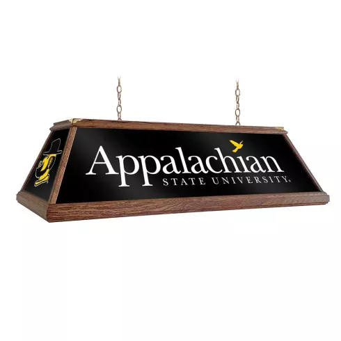 Appalachian State Mountaineers: Premium Wood Pool Table Light
