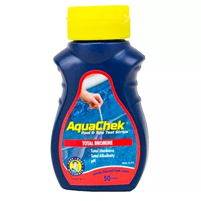 AquaChek Red 4 in 1 Bromine Test Strip