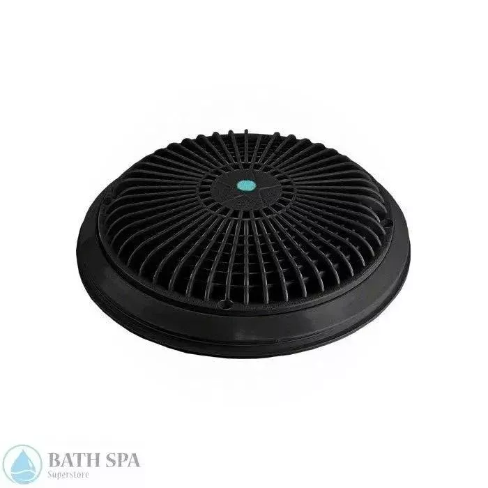 AquaStar 10 Inch Round Main Drain Grate Retro Universal Black For Pool Installations USA Made A10RCFR102