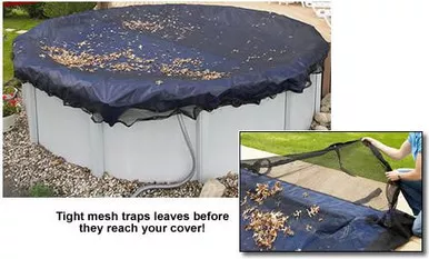 Arctic Armor Above Ground Pool Leaf Net for 18 ft x 30 ft Oval Pool 4 Year Warranty