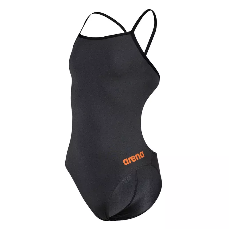 Arena Challenge Solid Girls Swimsuit – Grey