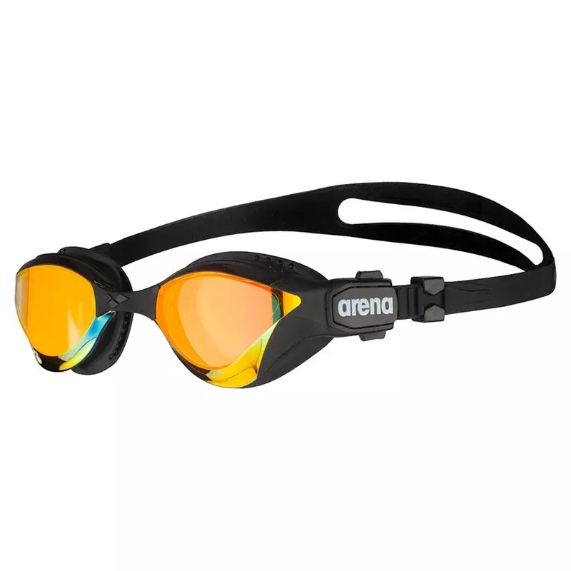 Arena Cobra Tri Swipe Mirror Goggles – Yellow Black