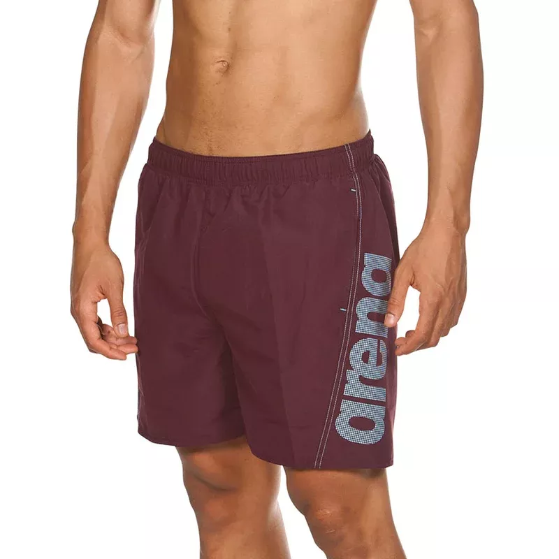 Arena Fundamentals Beach Shorts – Red Wine