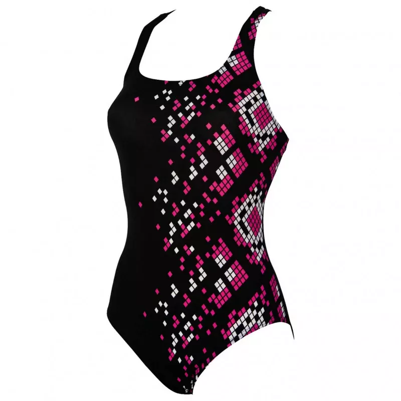Arena Janeiro Black and Pink Swimsuit