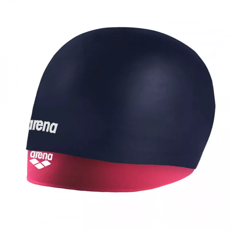 Arena Silicone Smart Cap – Navy / Fuchsia